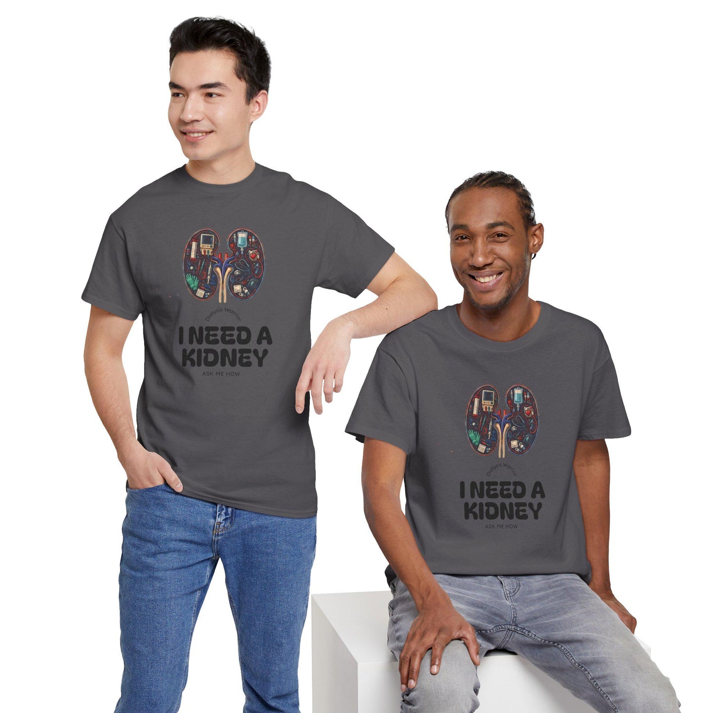 I Need a Kidney tee | Kidney Anatomy Graphic Shirt