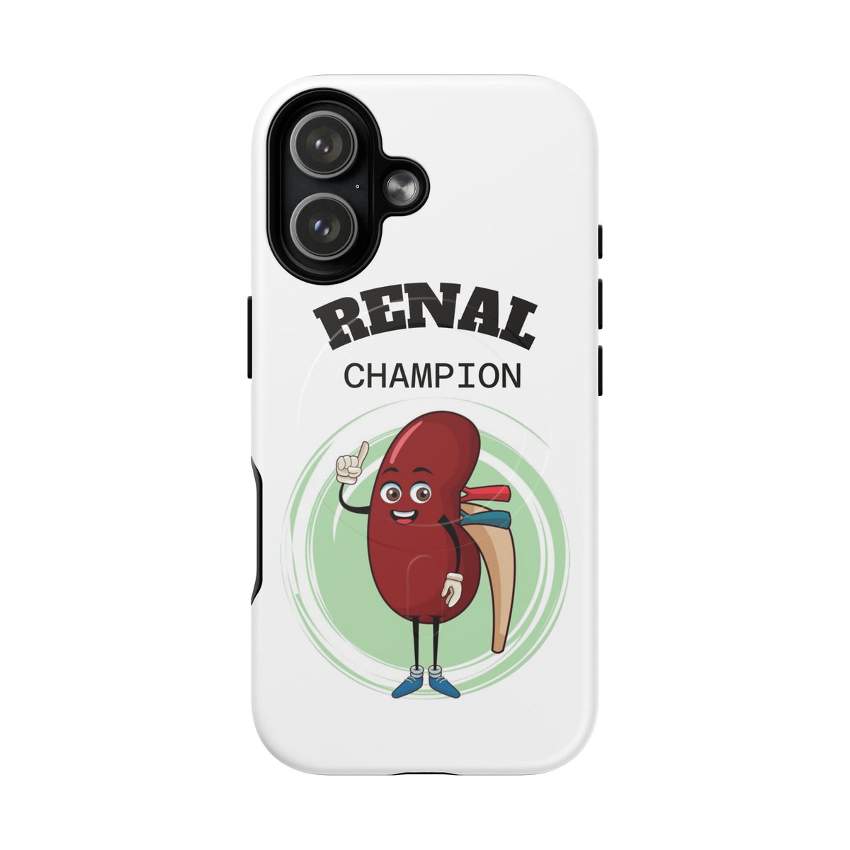 Renal Champion Tough Magnetic Phone Case — Kidney Health Support Gift