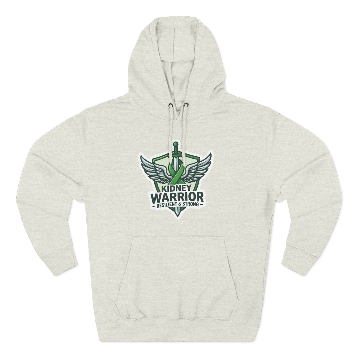 Kidney Warrior Hoodie — Resilient & Strong Awareness Pullover