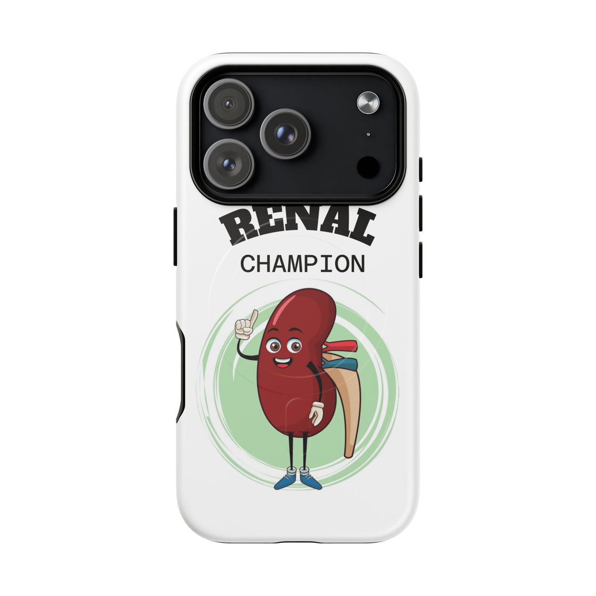 Renal Champion Tough Magnetic Phone Case — Kidney Health Support Gift