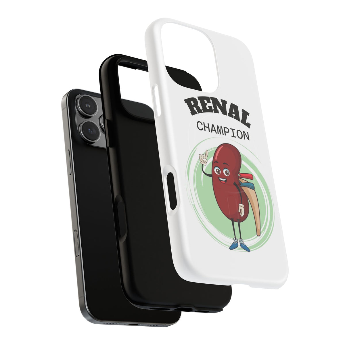 Renal Champion Tough Magnetic Phone Case — Kidney Health Support Gift