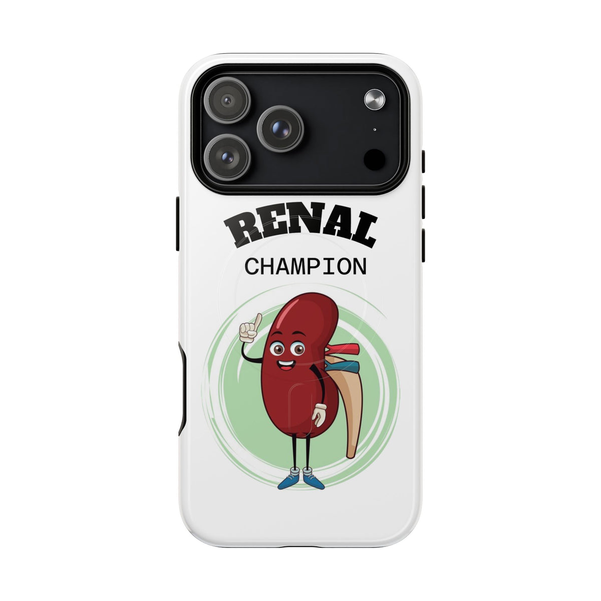 Renal Champion Tough Magnetic Phone Case — Kidney Health Support Gift