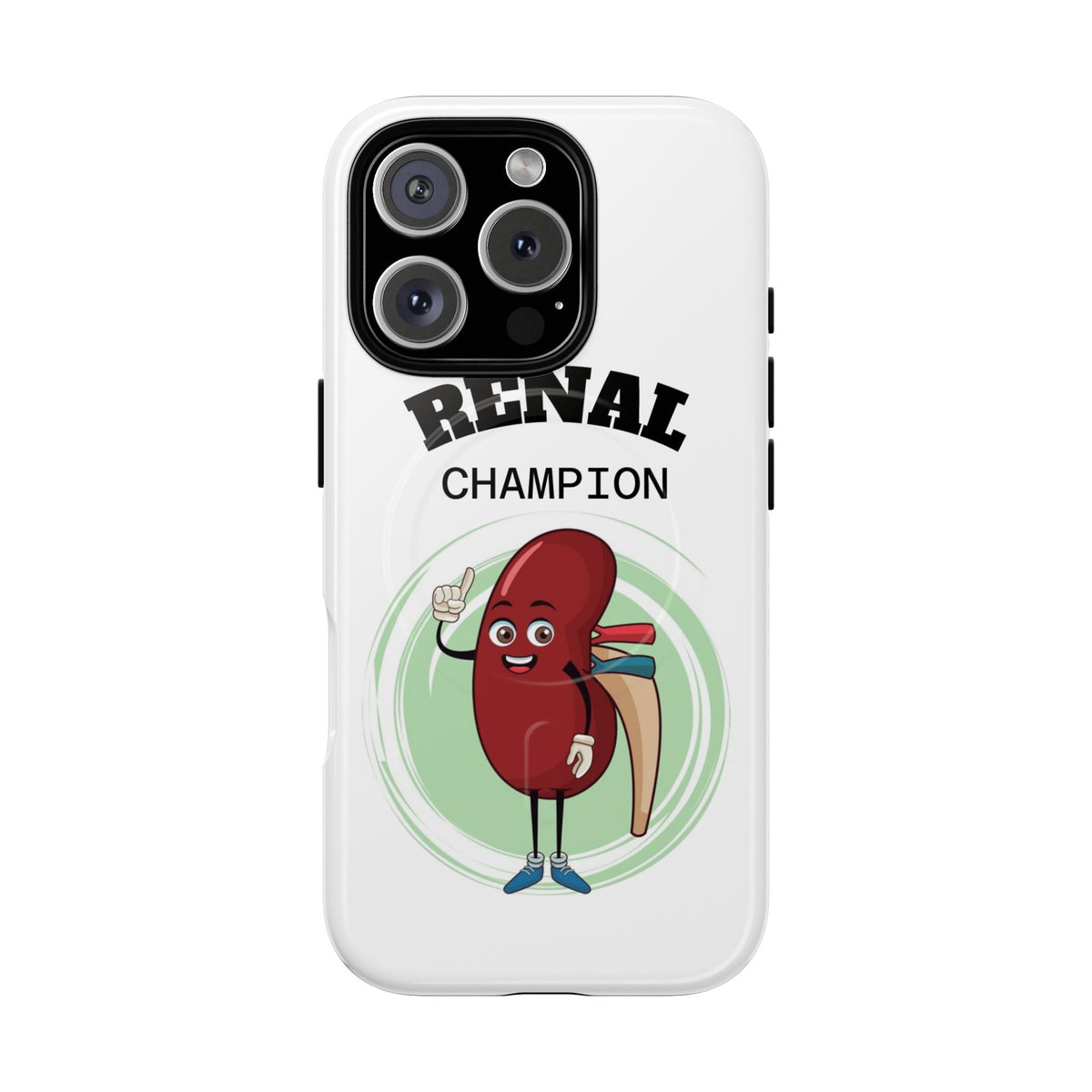Renal Champion Tough Magnetic Phone Case — Kidney Health Support Gift