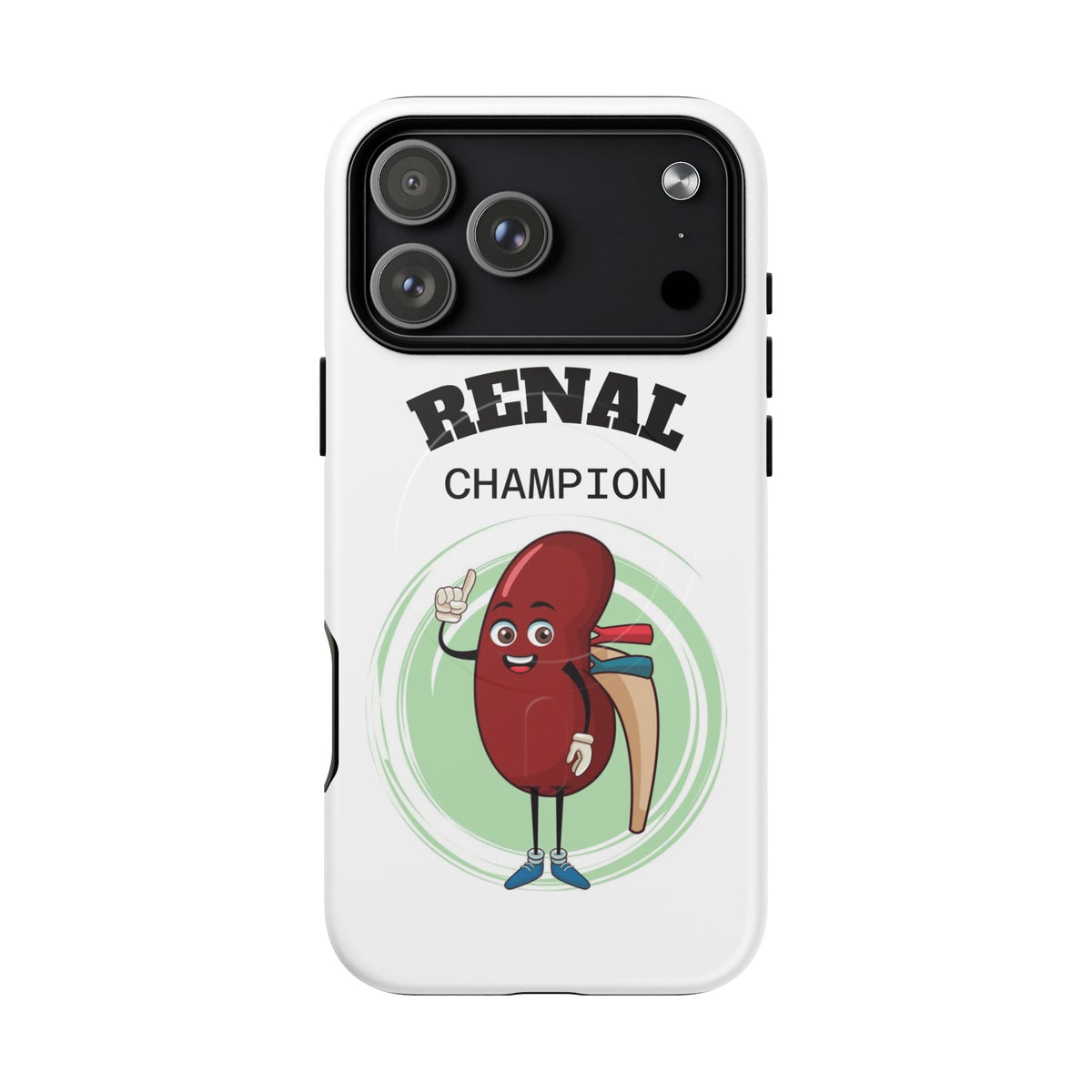 Renal Champion Tough Magnetic Phone Case — Kidney Health Support Gift