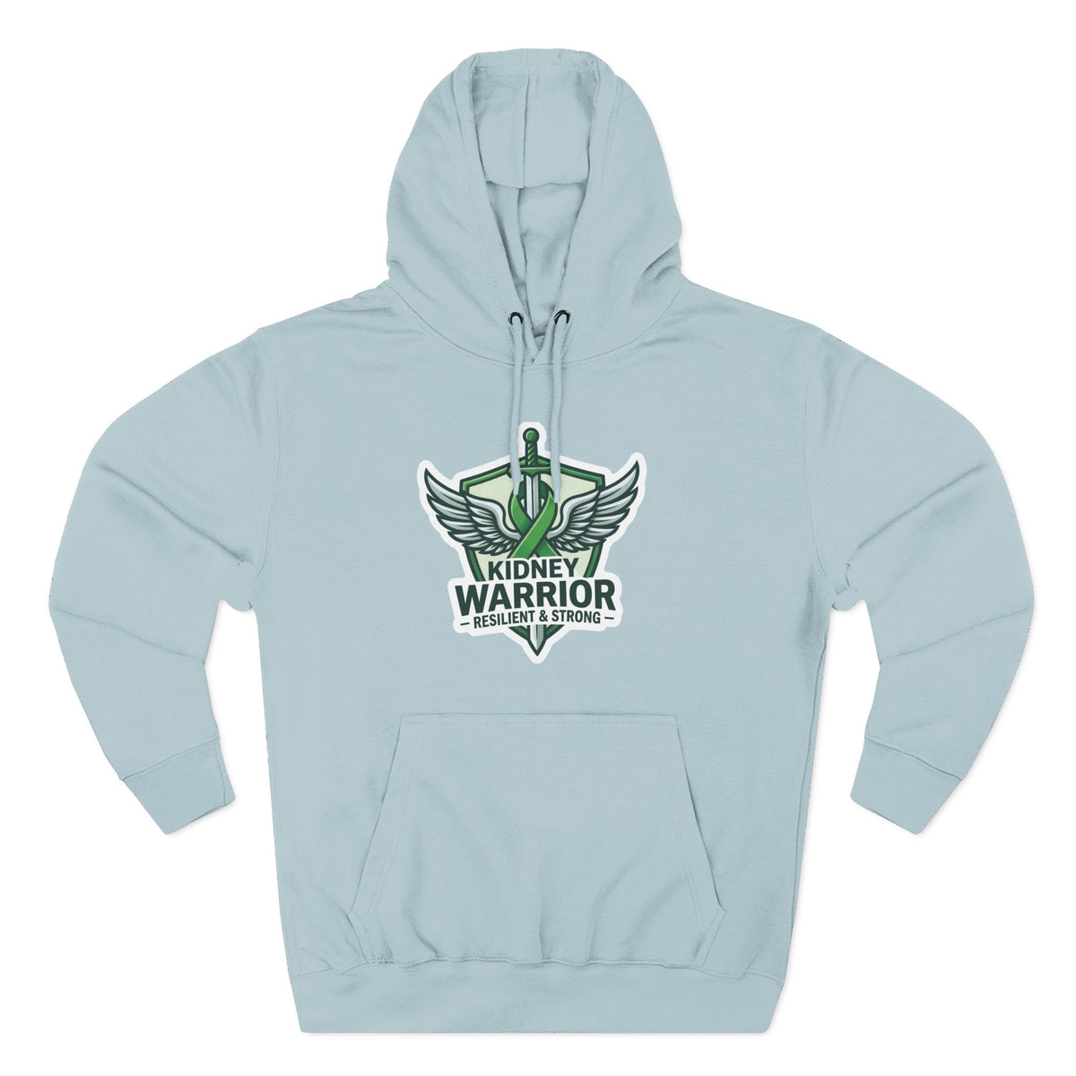 Kidney Warrior Hoodie — Resilient & Strong Awareness Pullover