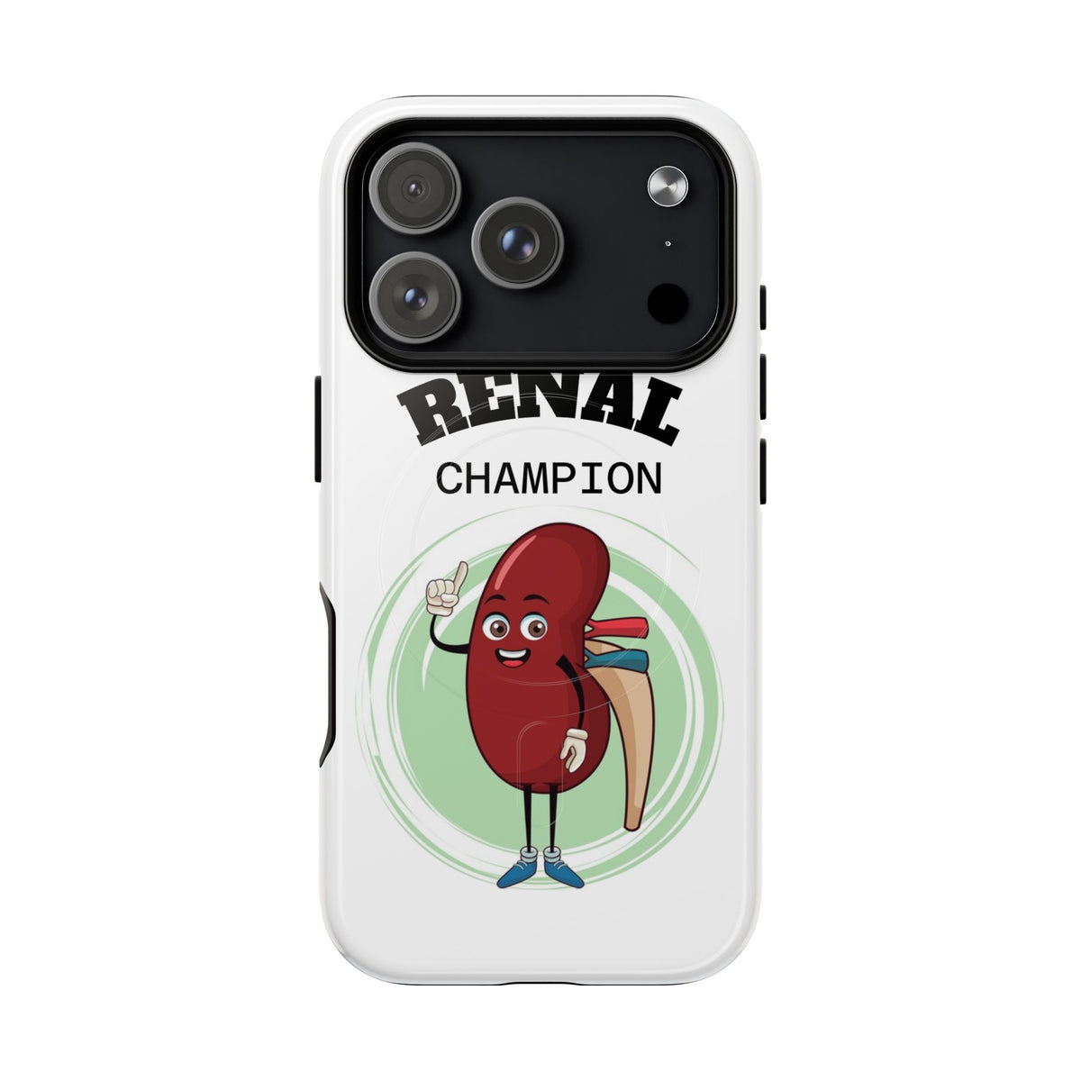Renal Champion Tough Magnetic Phone Case — Kidney Health Support Gift