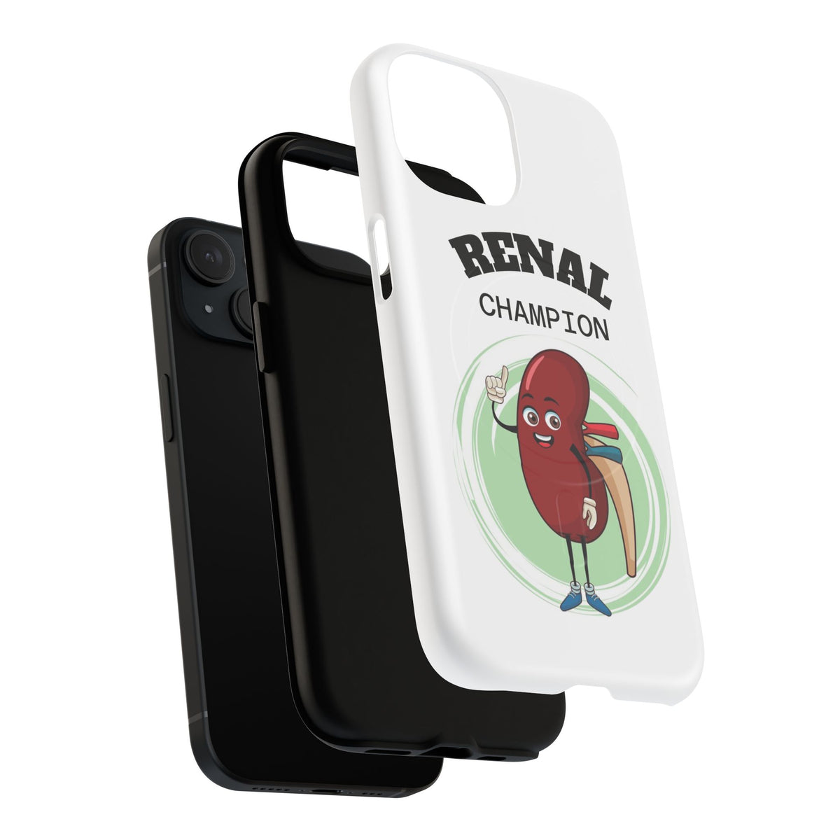 Renal Champion Tough Magnetic Phone Case — Kidney Health Support Gift