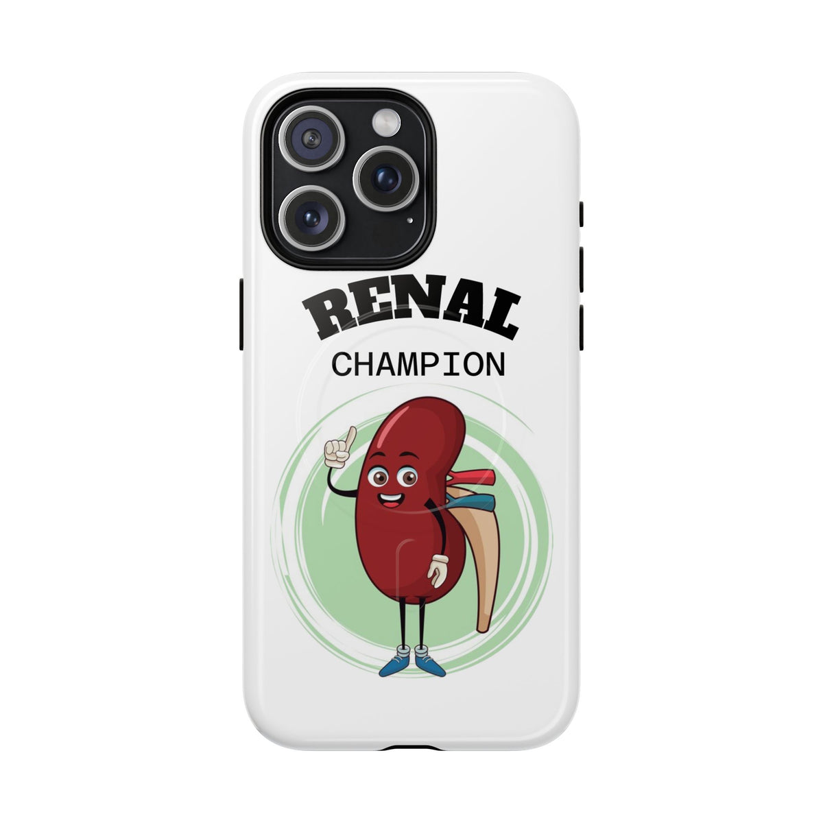 Renal Champion Tough Magnetic Phone Case — Kidney Health Support Gift