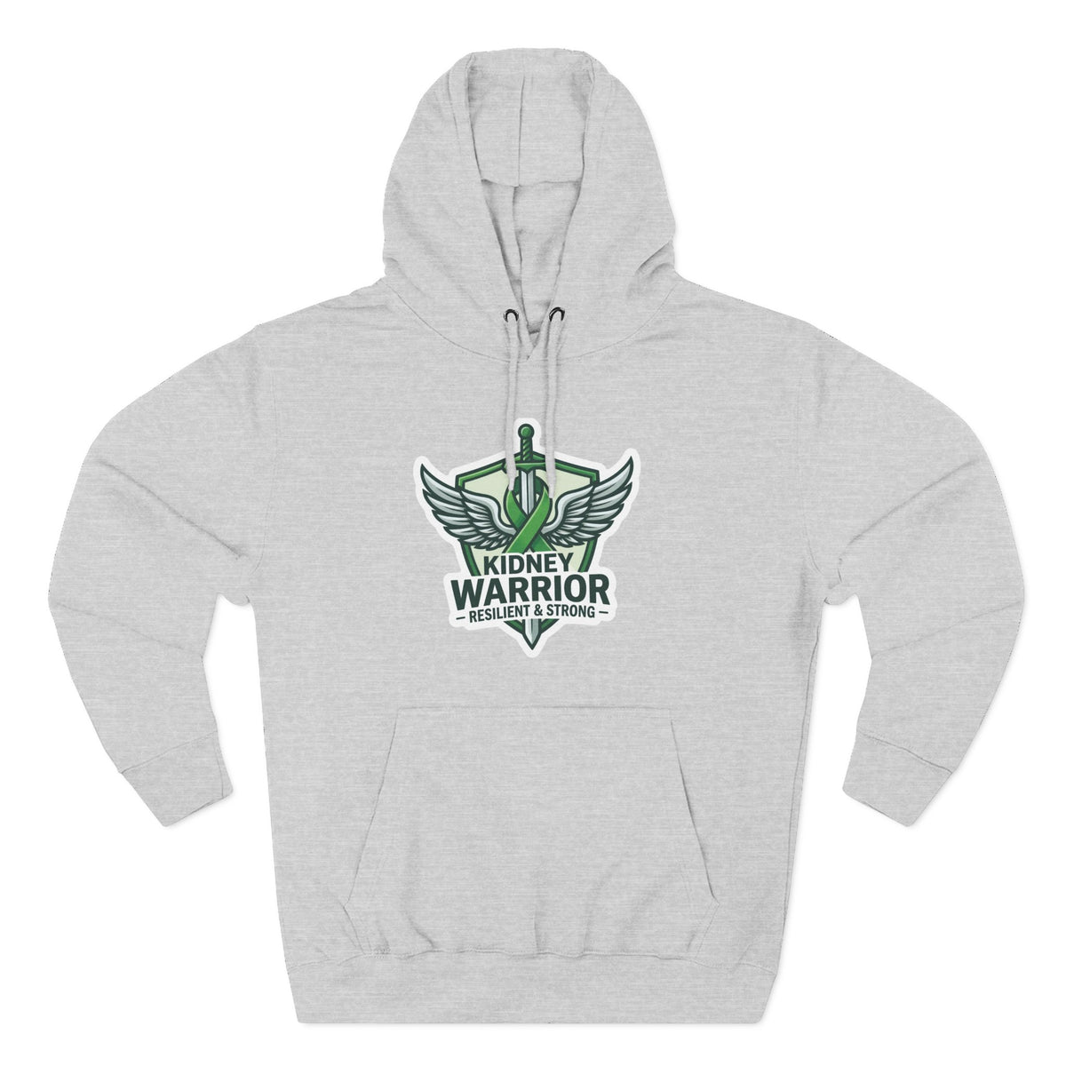 Kidney Warrior Hoodie — Resilient & Strong Awareness Pullover