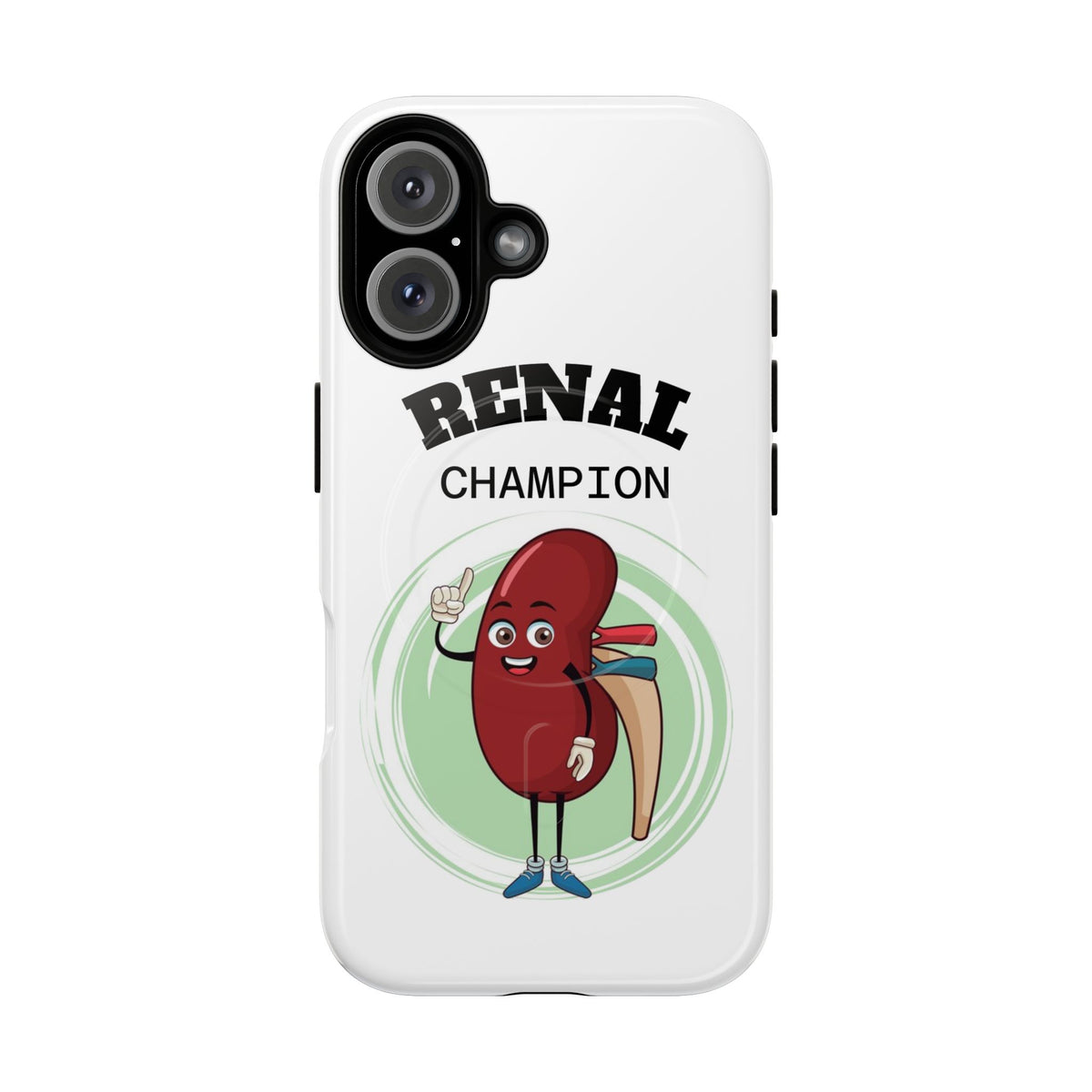 Renal Champion Tough Magnetic Phone Case — Kidney Health Support Gift
