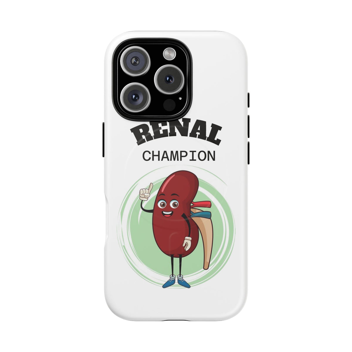 Renal Champion Tough Magnetic Phone Case — Kidney Health Support Gift