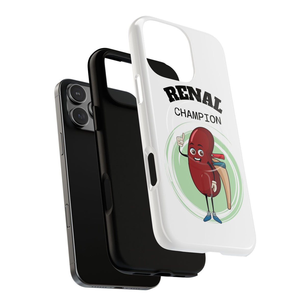 Renal Champion Tough Magnetic Phone Case — Kidney Health Support Gift