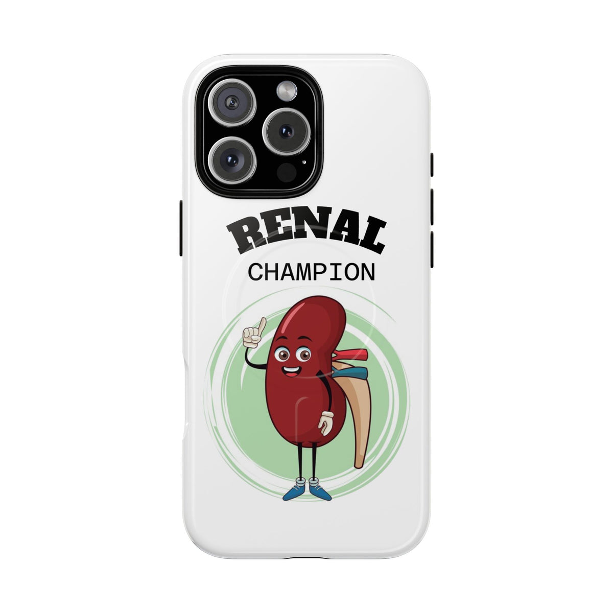 Renal Champion Tough Magnetic Phone Case — Kidney Health Support Gift
