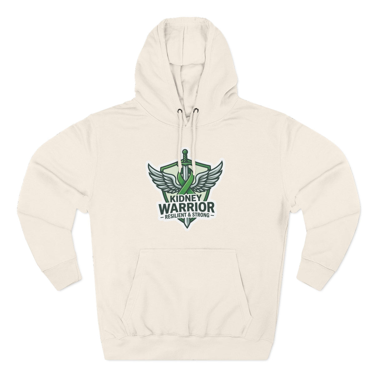 Kidney Warrior Hoodie — Resilient & Strong Awareness Pullover