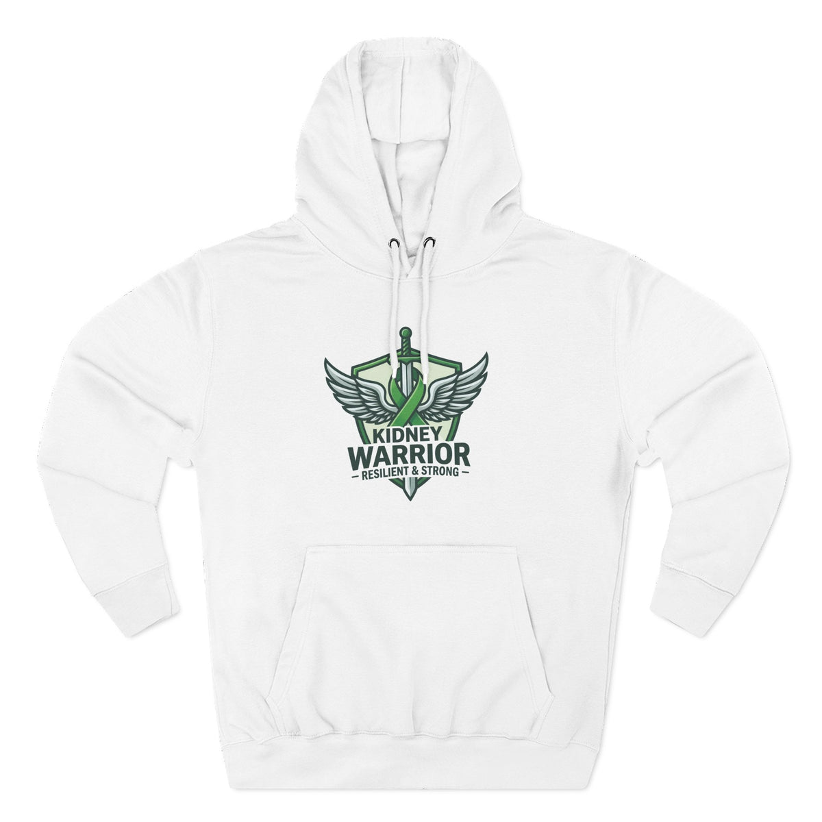 Kidney Warrior Hoodie — Resilient & Strong Awareness Pullover