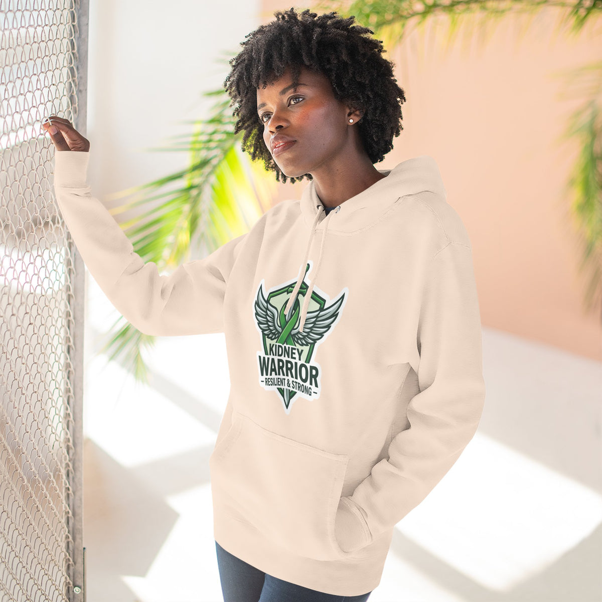Kidney Warrior Hoodie — Resilient & Strong Awareness Pullover
