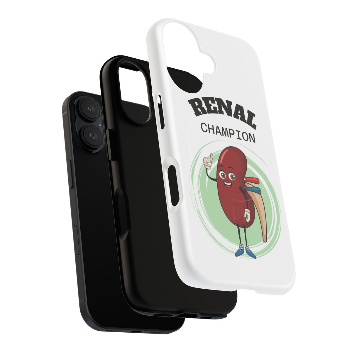 Renal Champion Tough Magnetic Phone Case — Kidney Health Support Gift