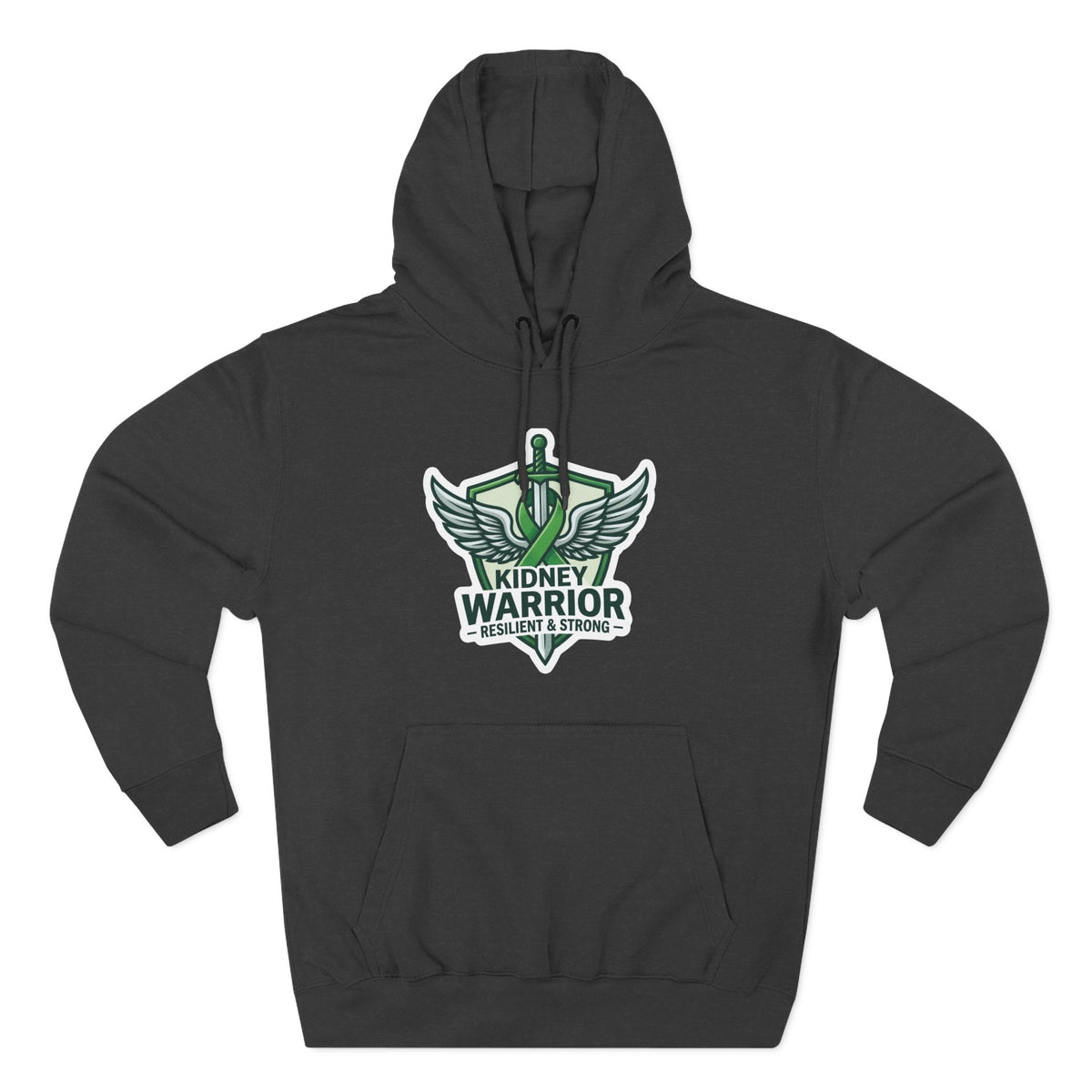 Kidney Warrior Hoodie — Resilient & Strong Awareness Pullover