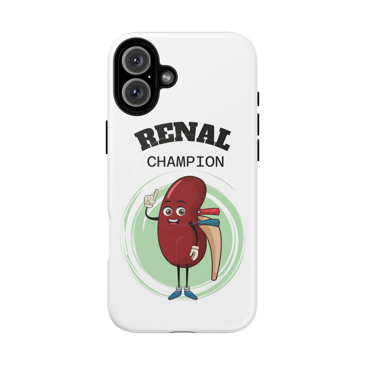Renal Champion Tough Magnetic Phone Case — Kidney Health Support Gift