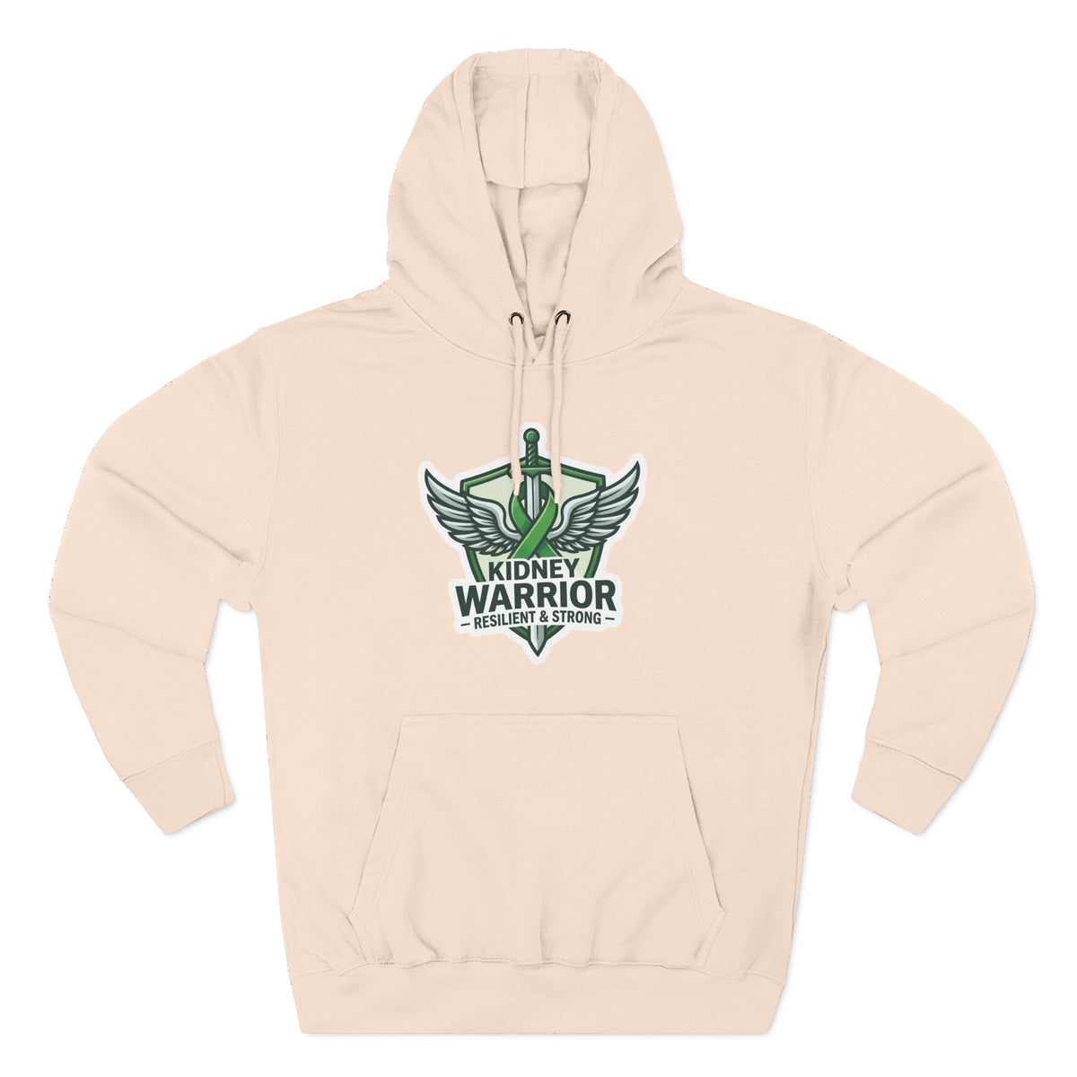 Kidney Warrior Hoodie — Resilient & Strong Awareness Pullover