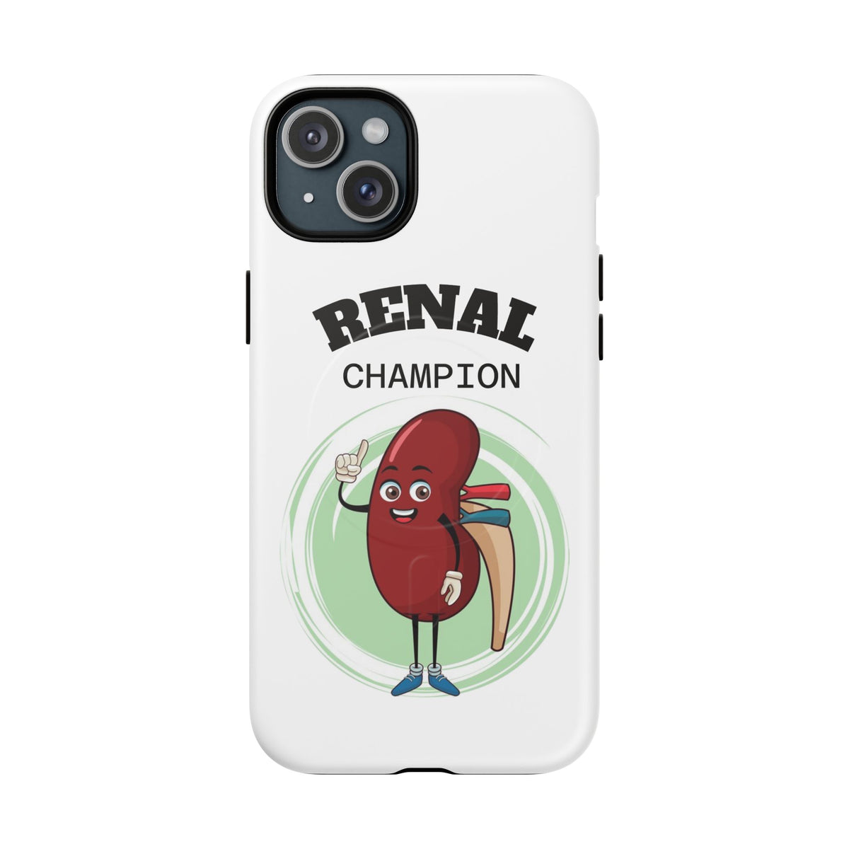 Renal Champion Tough Magnetic Phone Case — Kidney Health Support Gift