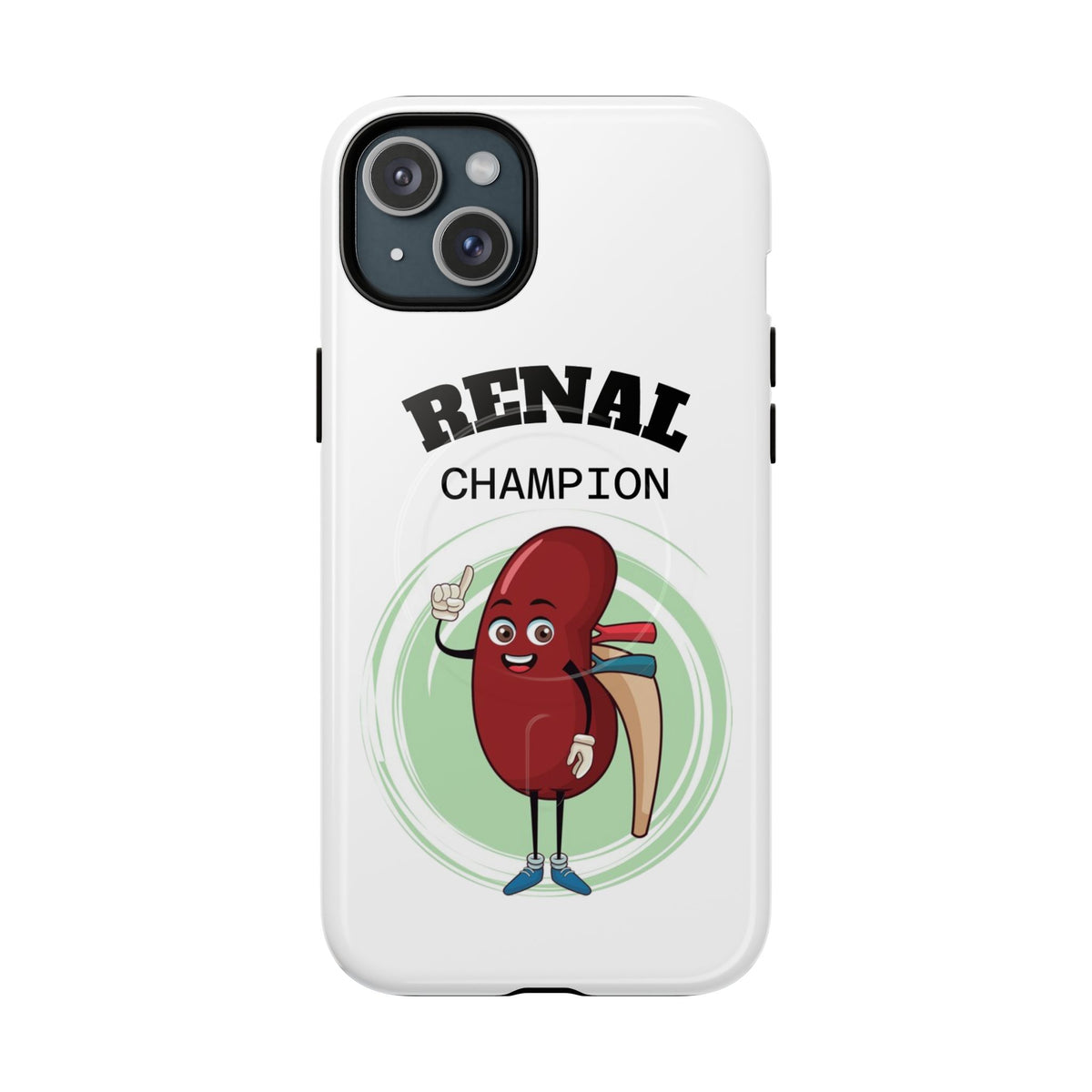 Renal Champion Tough Magnetic Phone Case — Kidney Health Support Gift