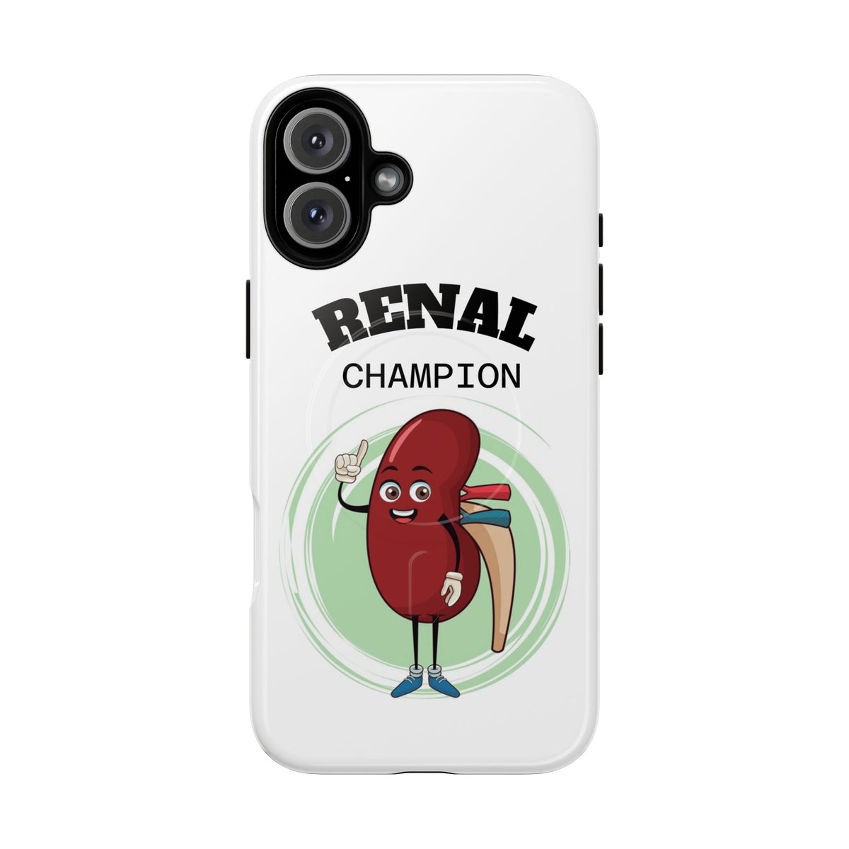 Renal Champion Tough Magnetic Phone Case — Kidney Health Support Gift