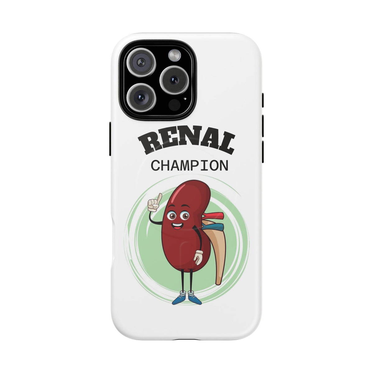 Renal Champion Tough Magnetic Phone Case — Kidney Health Support Gift
