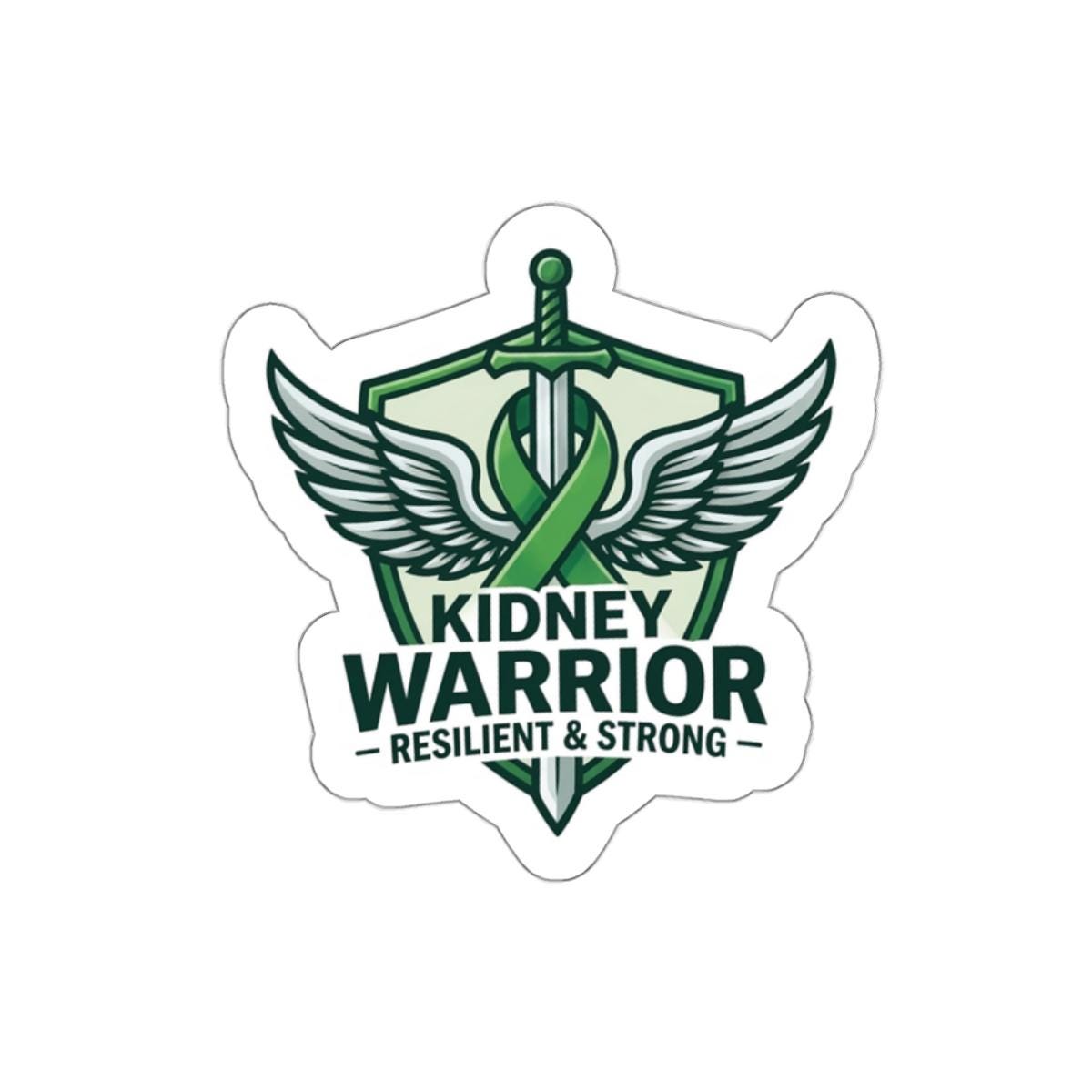 Kidney Warrior Die-Cut Sticker | Resilient & Strong
