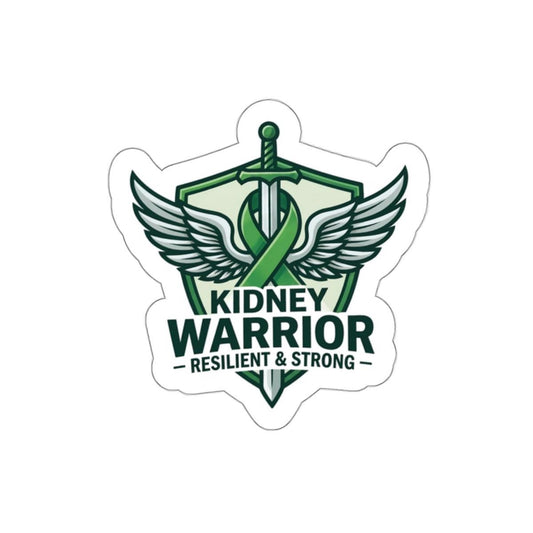 Kidney Warrior Die-Cut Sticker | Resilient & Strong