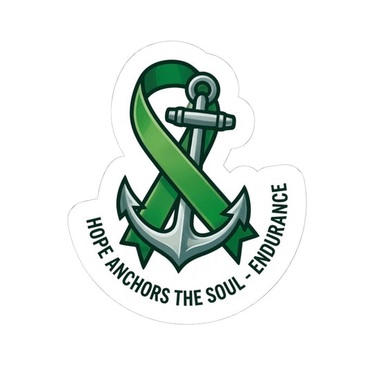 ESRD Awareness Ribbon Anchor sticker | Hope
