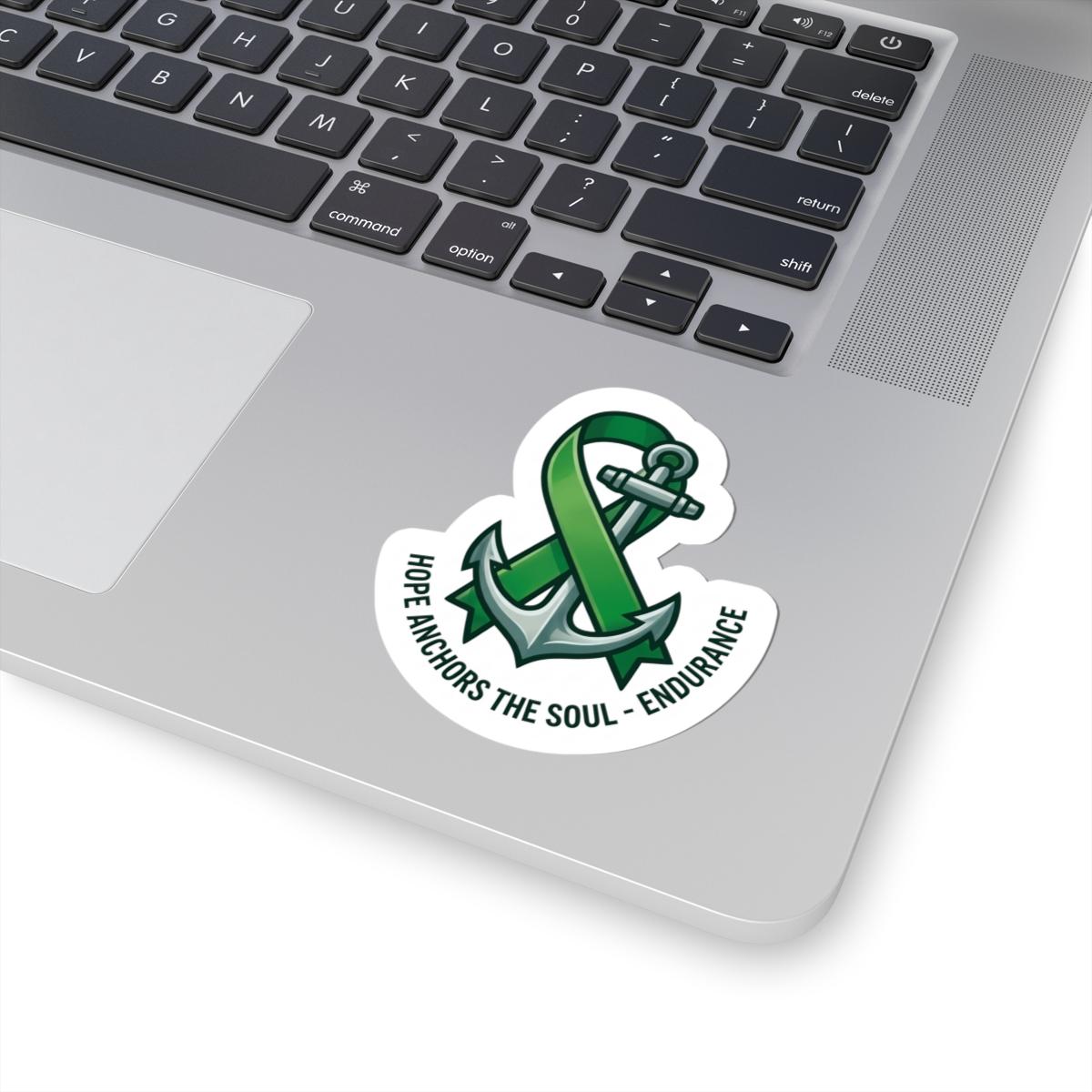 ESRD Awareness Ribbon Anchor sticker | Hope