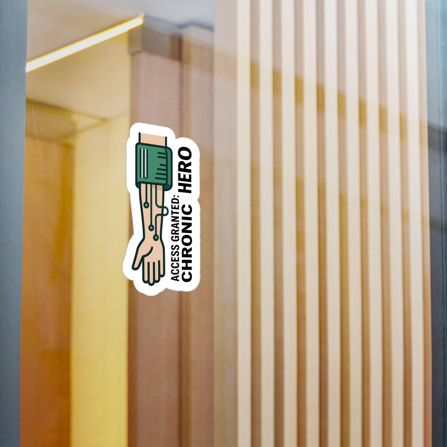 Access Granted: Chronic Hero Sticker | Kiss-Cut Vinyl Decal