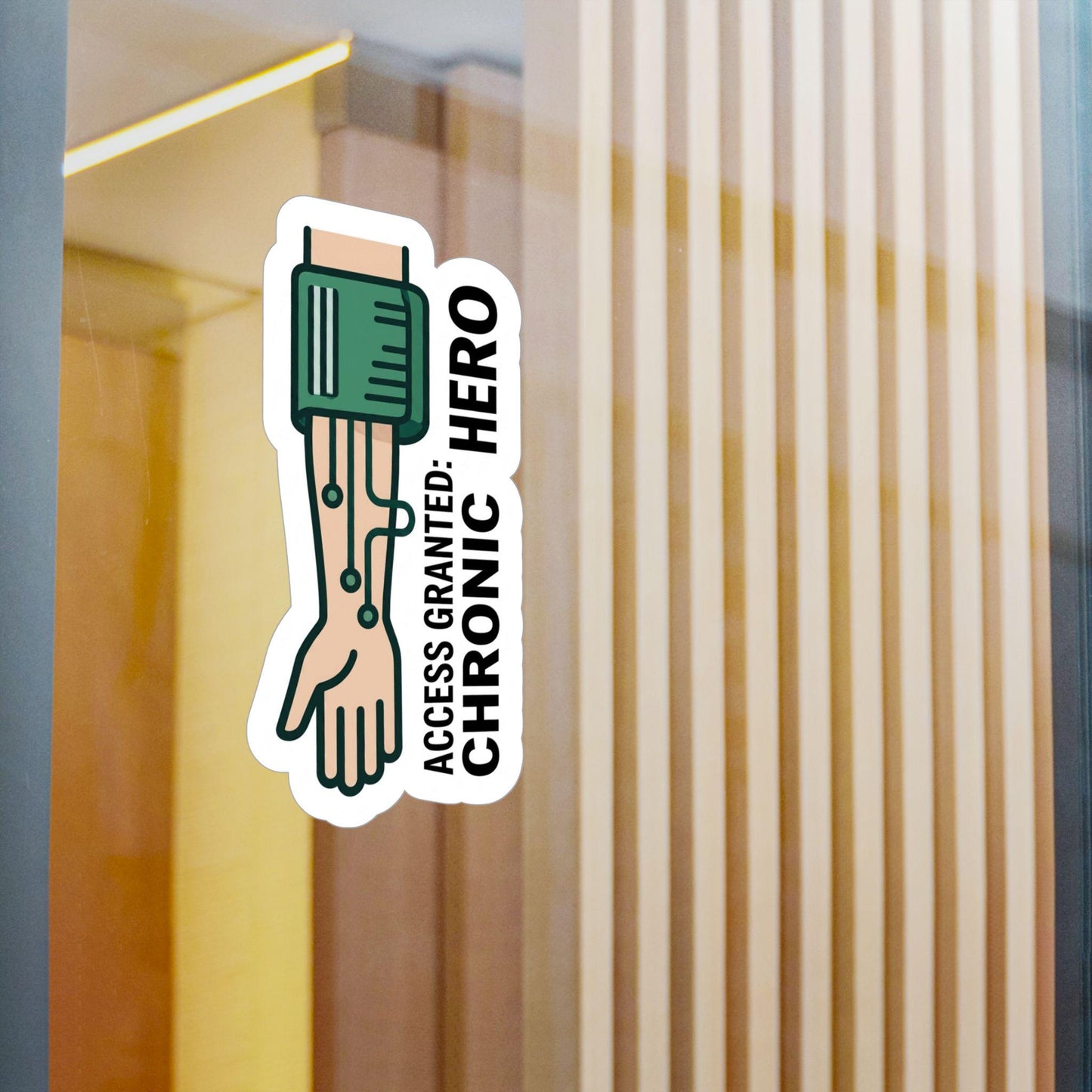 Access Granted: Chronic Hero Sticker | Kiss-Cut Vinyl Decal