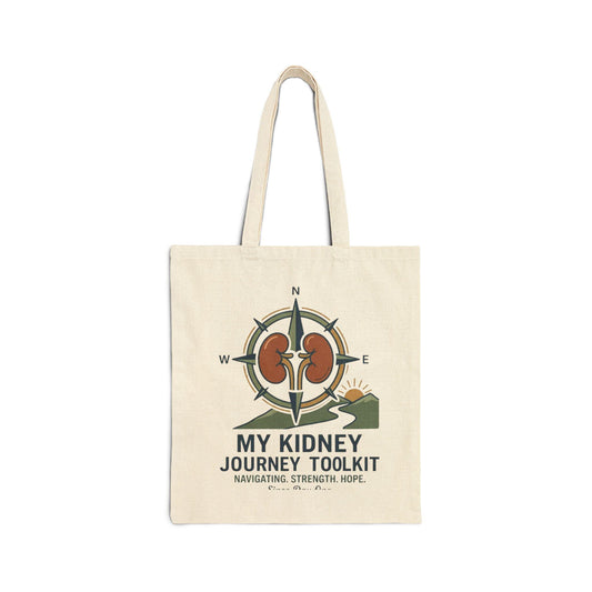 My Kidney Journey Tote Bag | Kidney Awareness