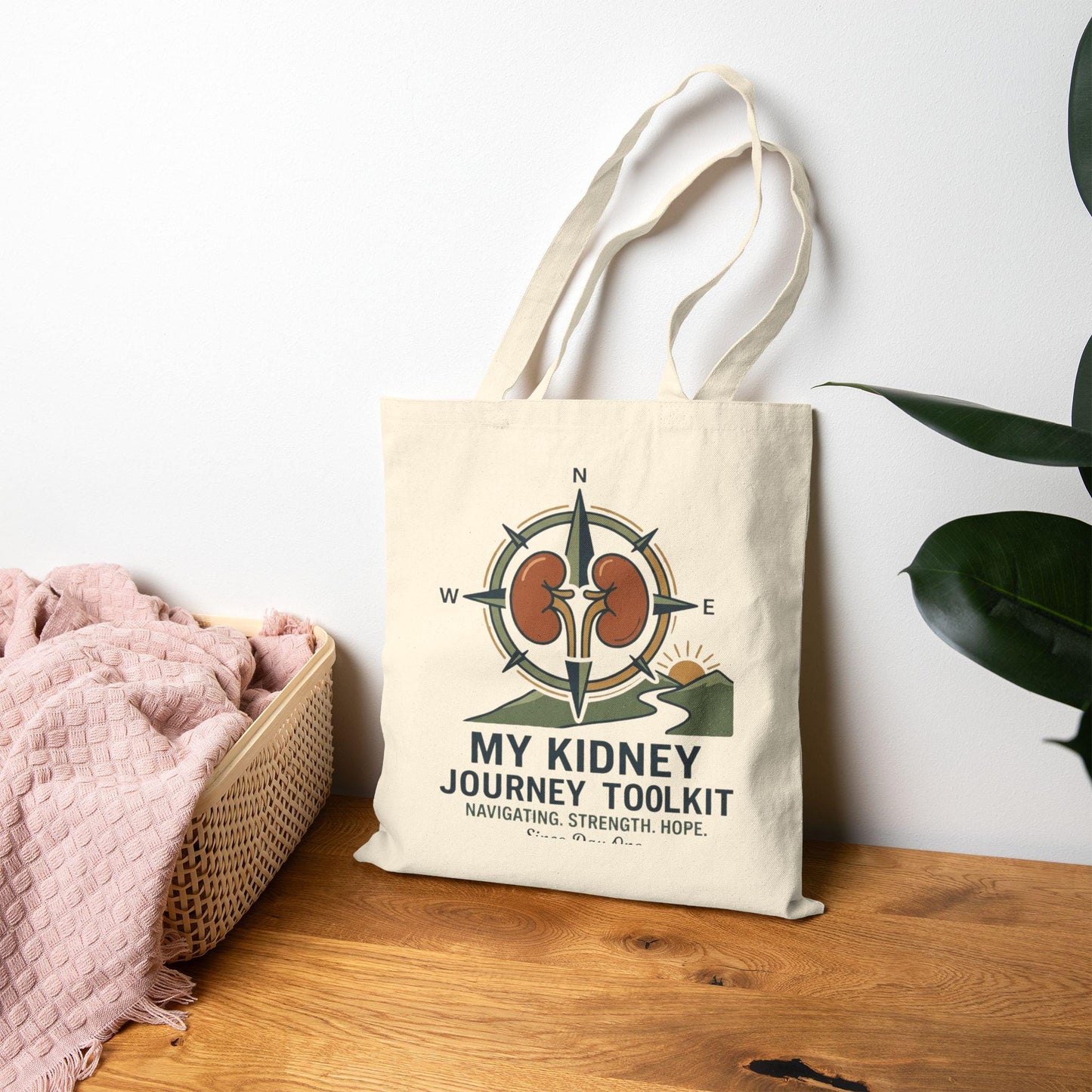 My Kidney Journey Tote Bag | Kidney Awareness