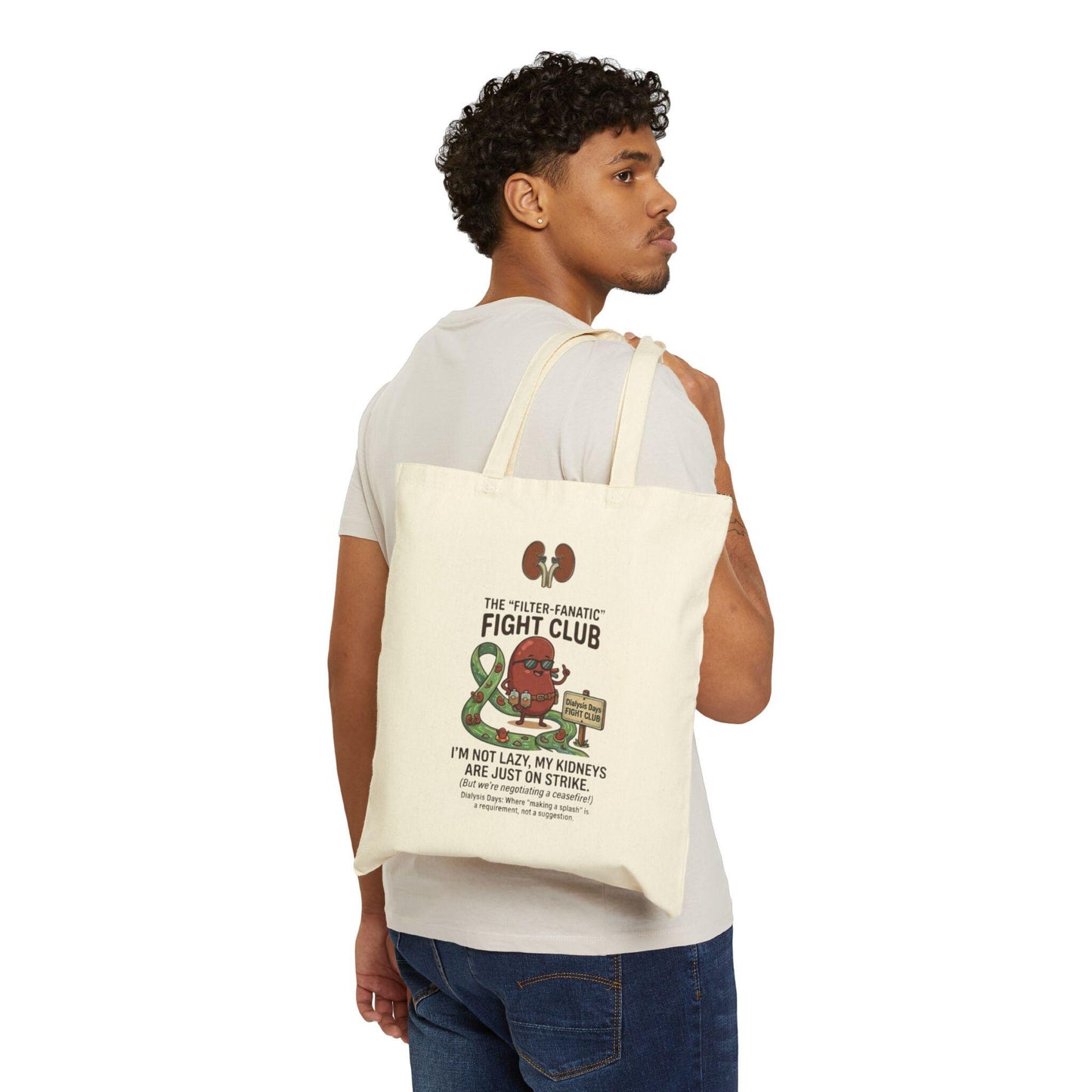 Kidney Fight Club tote bag | dialysis humor