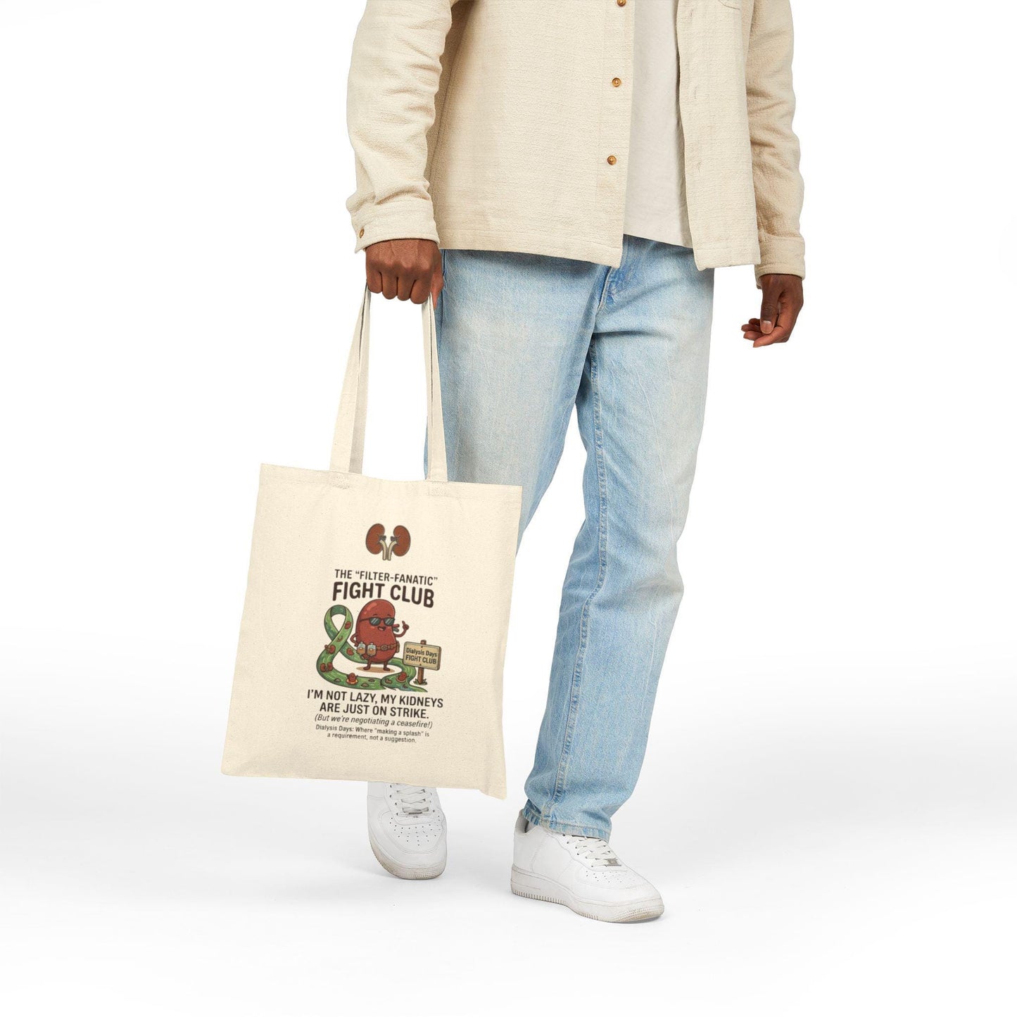 Kidney Fight Club tote bag | dialysis humor