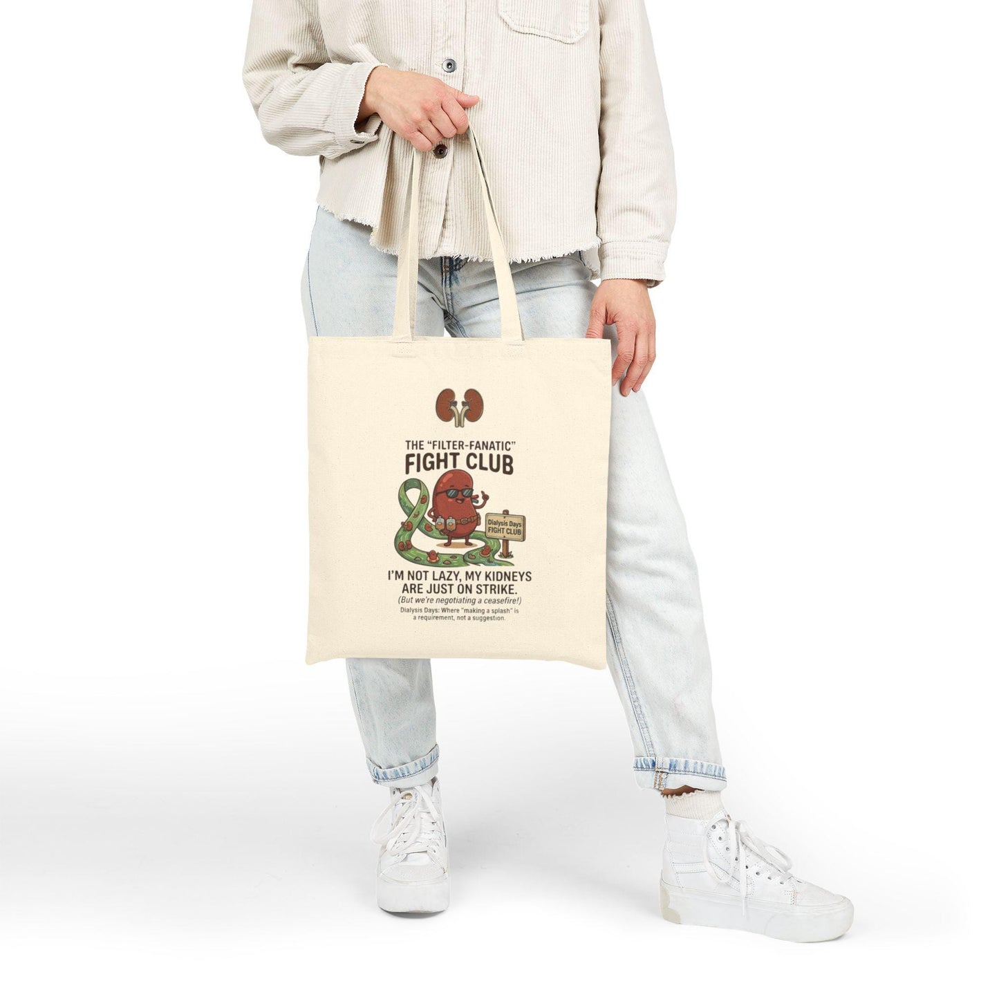 Kidney Fight Club tote bag | dialysis humor