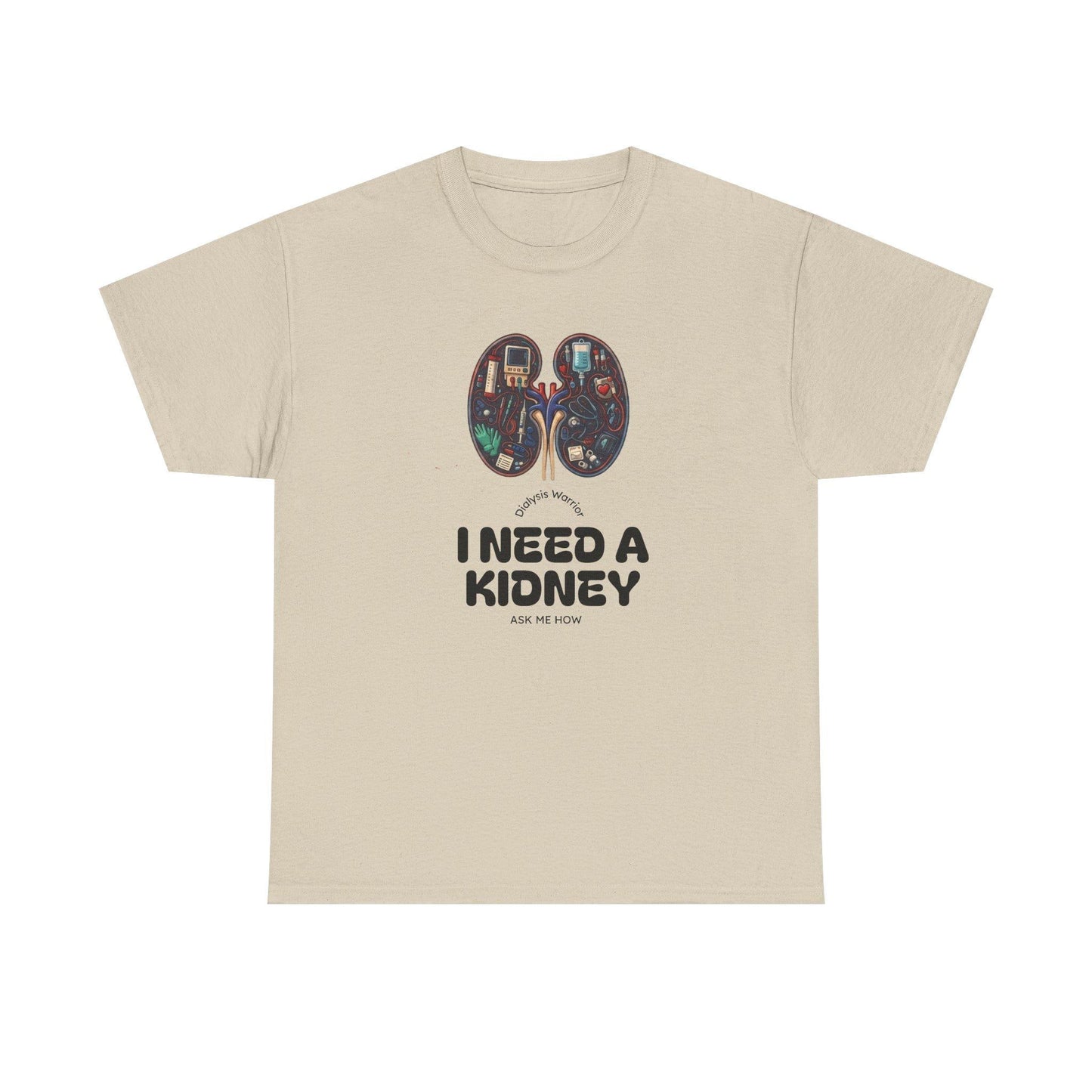 I Need a Kidney tee | Kidney Anatomy Graphic Shirt