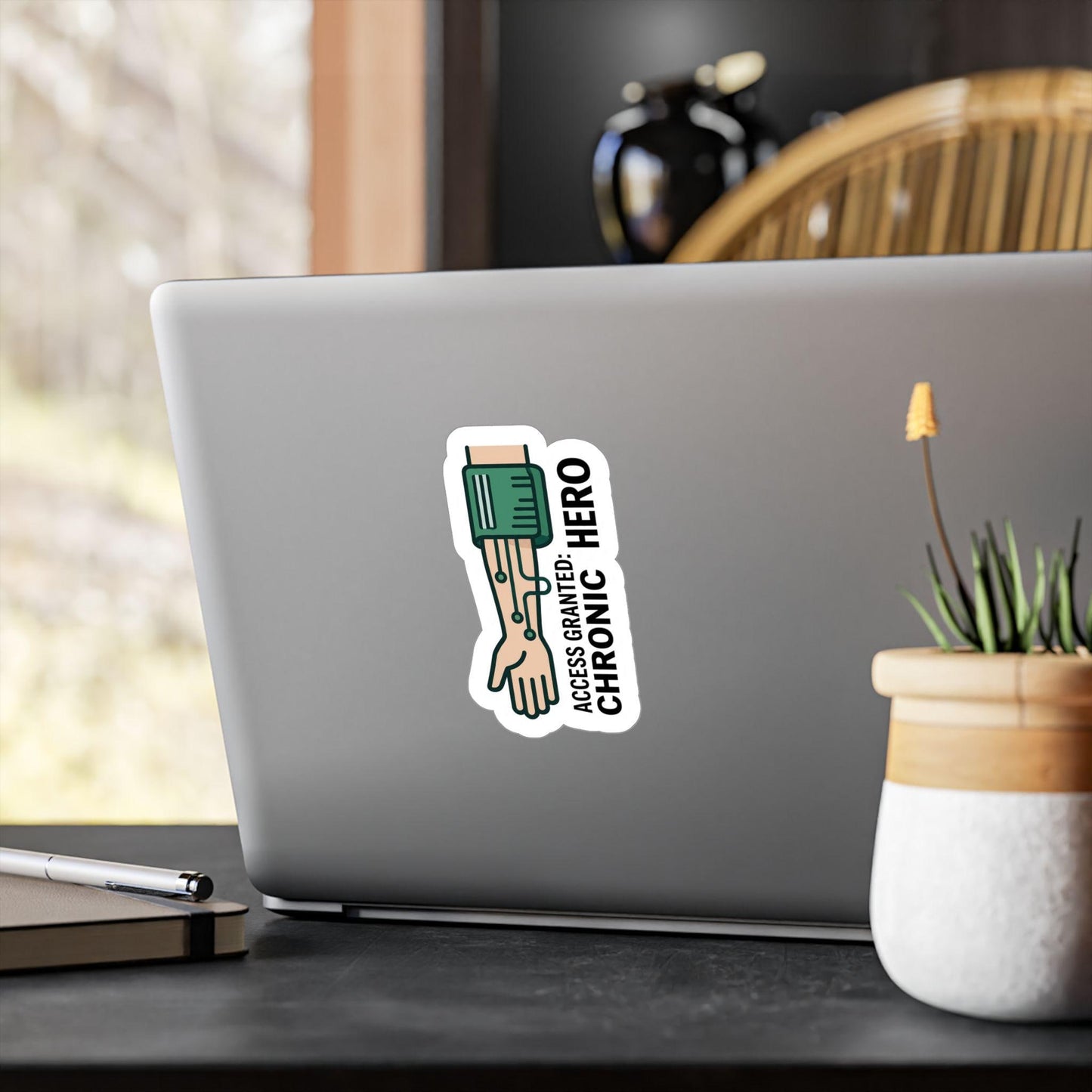 Access Granted: Chronic Hero Sticker | Kiss-Cut Vinyl Decal