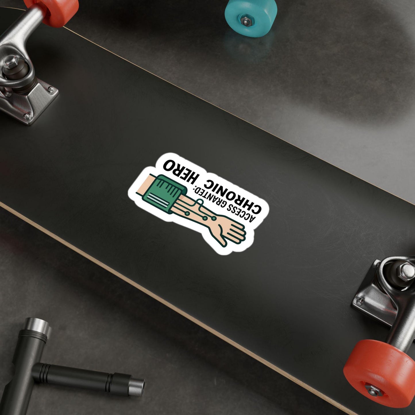 Access Granted: Chronic Hero Sticker | Kiss-Cut Vinyl Decal