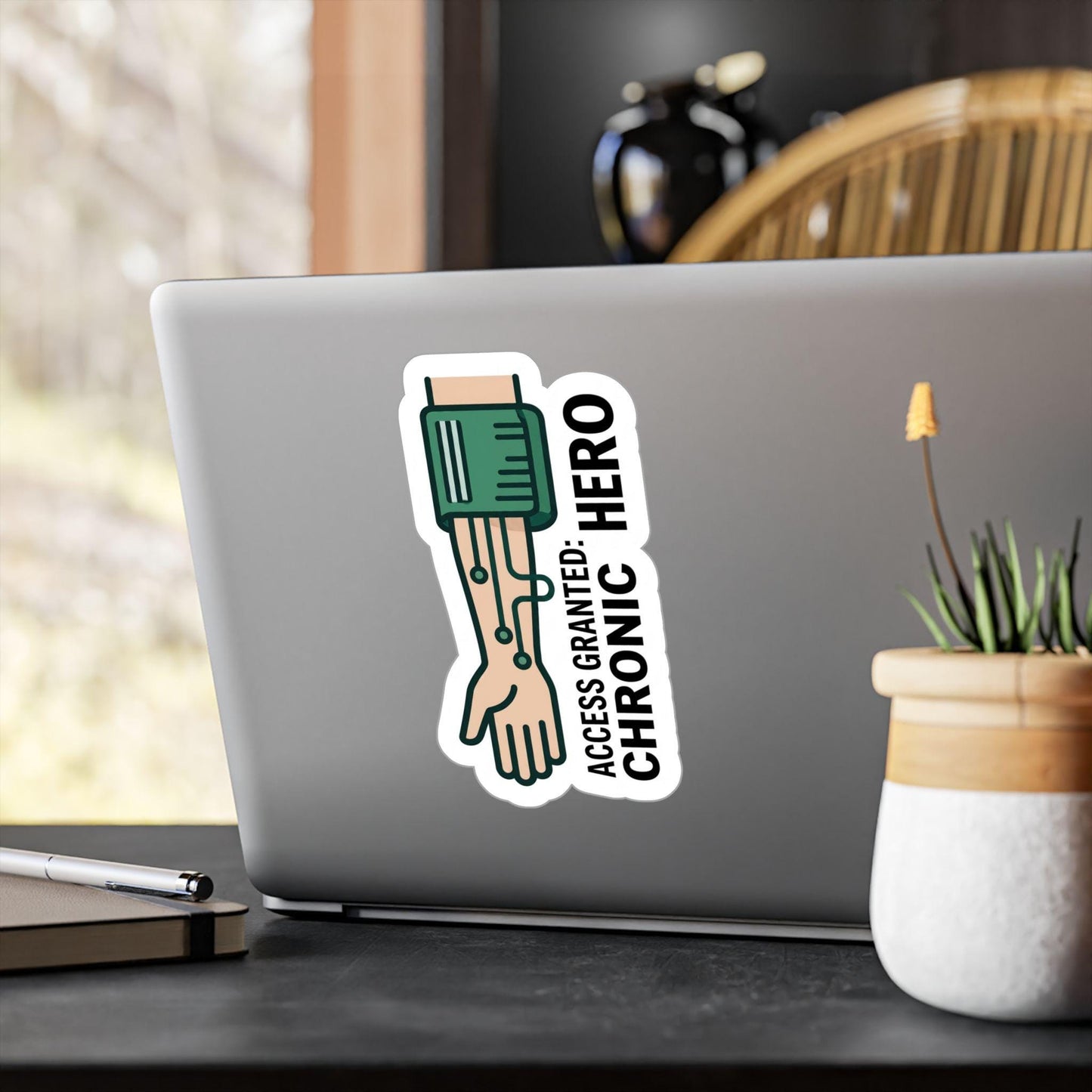 Access Granted: Chronic Hero Sticker | Kiss-Cut Vinyl Decal