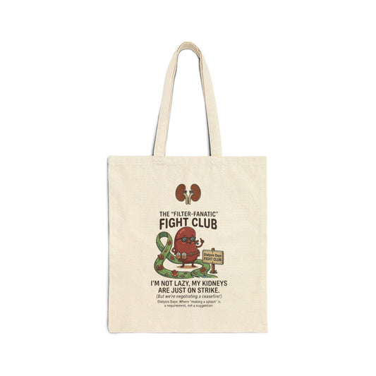 Kidney Fight Club tote bag | dialysis humor