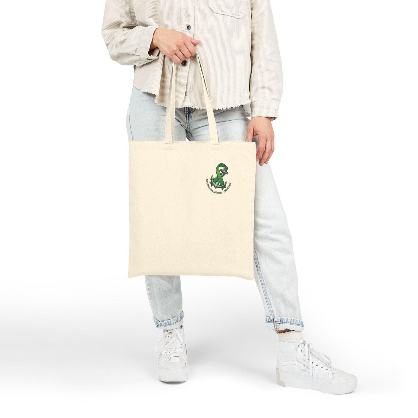 Kidney Warrior emblem Tote Bag | Resilient & Strong awareness