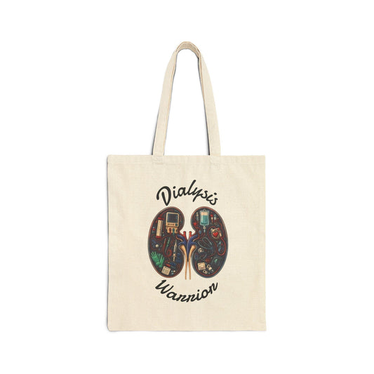 Dialysis Warrior Tote Bag | Kidney Awareness, Medical Support