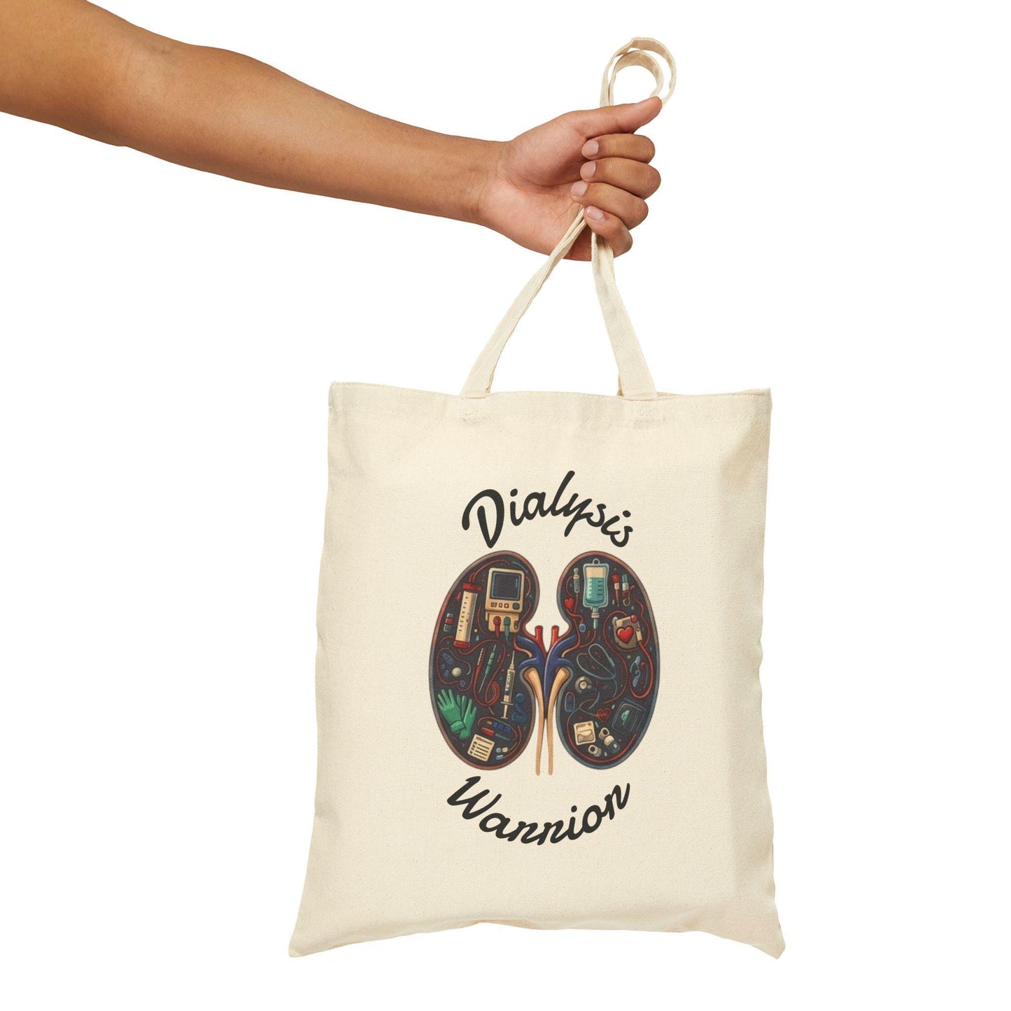 Dialysis Warrior Tote Bag | Kidney Awareness, Medical Support