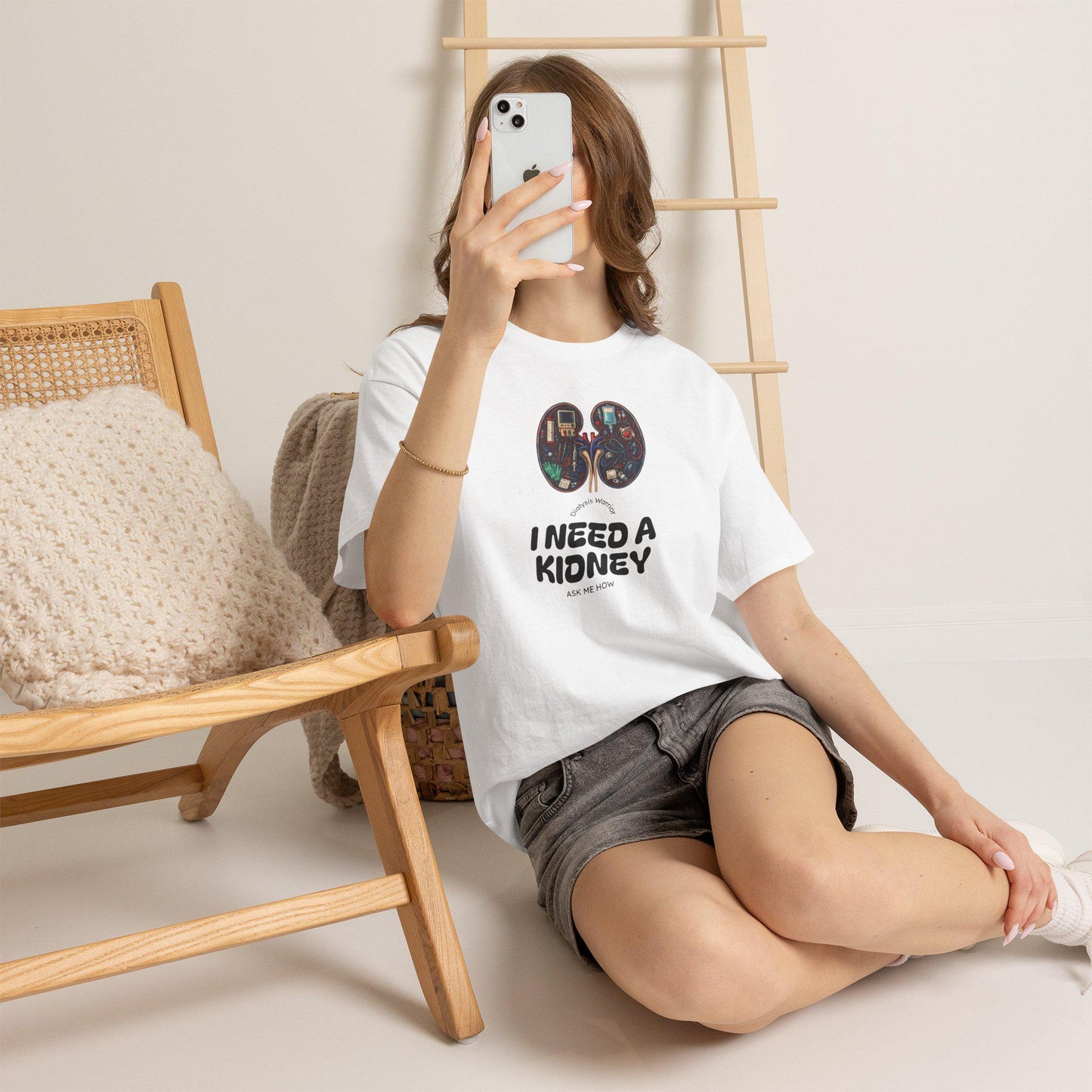 I Need a Kidney tee | Kidney Anatomy Graphic Shirt